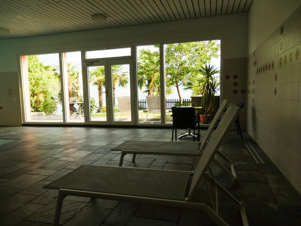 Luxerioeses Apartment 52 Viralago Mit Privatstrand Gambarogno Exterior foto