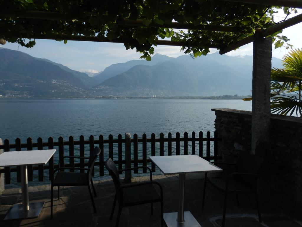 Luxerioeses Apartment 52 Viralago Mit Privatstrand Gambarogno Exterior foto